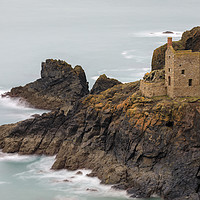 Buy canvas prints of Botallack Engine House by Andrew Ray
