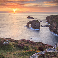 Buy canvas prints of Setting sun at Land's End by Andrew Ray