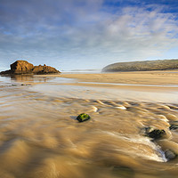 Buy canvas prints of Midstream (Perranporth) by Andrew Ray