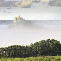 Buy canvas prints of Mist at St Michael's Mount by Andrew Ray