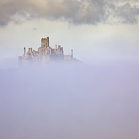 Buy canvas prints of Castle in the mist (St Michael's Mount) by Andrew Ray