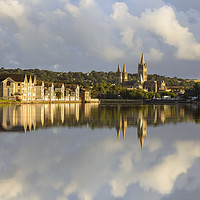 Buy canvas prints of Truro River reflections by Andrew Ray