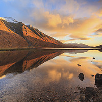 Buy canvas prints of Last light at Loch Etive by Andrew Ray