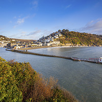 Buy canvas prints of Looe Harbour Entrance by Andrew Ray