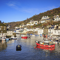 Buy canvas prints of Polperro Boats. by Andrew Ray