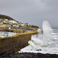 Buy canvas prints of The splash (Mousehole) by Andrew Ray