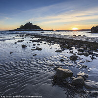 Buy canvas prints of Beach view (St Michael's Mount)  by Andrew Ray