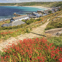 Buy canvas prints of Sennen Cove view by Andrew Ray