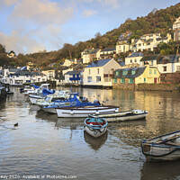 Buy canvas prints of Polperro at first light by Andrew Ray
