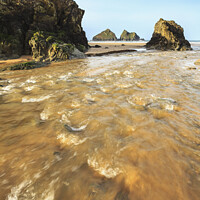 Buy canvas prints of River at Holywell  by Andrew Ray