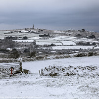 Buy canvas prints of Carn Brea View by Andrew Ray