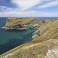 Buy canvas prints of Towards Tintagel Head by Andrew Ray
