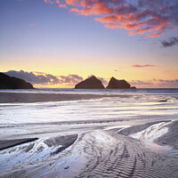 Buy canvas prints of Holywell sunset by Andrew Ray