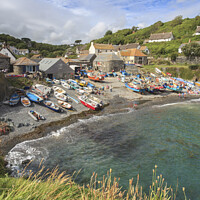 Buy canvas prints of Cadgwith View by Andrew Ray