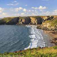 Buy canvas prints of Coast Path View (Trebarwith Strand) by Andrew Ray