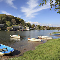 Buy canvas prints of Boats at Lerryn by Andrew Ray