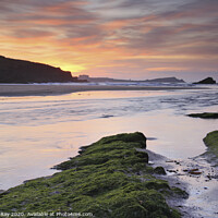 Buy canvas prints of Porth Sunset by Andrew Ray