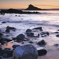Buy canvas prints of Sunset at Mounts Bay by Andrew Ray