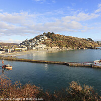 Buy canvas prints of Boat departing Looe by Andrew Ray