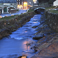 Buy canvas prints of Twilight at Boscastle by Andrew Ray