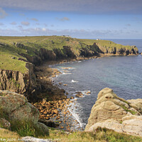 Buy canvas prints of Cliffs at Land's End by Andrew Ray