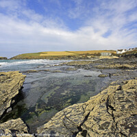 Buy canvas prints of Trevone Bay by Andrew Ray