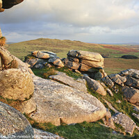 Buy canvas prints of Roughtor Rocks by Andrew Ray
