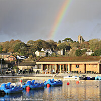 Buy canvas prints of Helston Boating Lake by Andrew Ray
