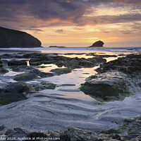 Buy canvas prints of Portreath Beach by Andrew Ray