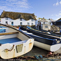 Buy canvas prints of Boats at Sennen Cove by Andrew Ray