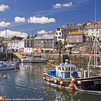 Buy canvas prints of Mevagissey Harbour by Andrew Ray