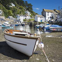 Buy canvas prints of Polperro Harbour by Andrew Ray