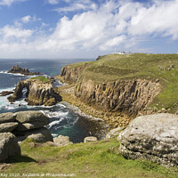 Buy canvas prints of Land's End by Andrew Ray