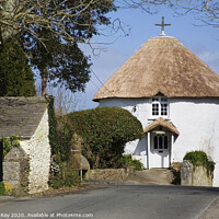 Buy canvas prints of Roundhouse , Veryan by Andrew Ray