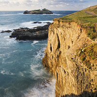 Buy canvas prints of Godrevy Point by Andrew Ray