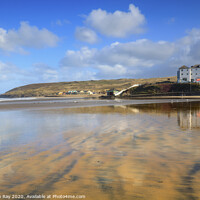 Buy canvas prints of Beach View (Perranporth) by Andrew Ray