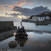 Buy canvas prints of Sunset at Porthleven Canon by Andrew Ray