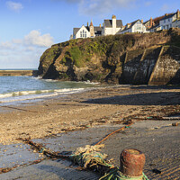 Buy canvas prints of The slipway (Port Isaac) by Andrew Ray