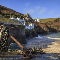 Buy canvas prints of Anchor at Port Isaac by Andrew Ray