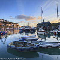 Buy canvas prints of Mevagissey Sunrise by Andrew Ray