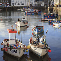 Buy canvas prints of Mevagissey Boats by Andrew Ray