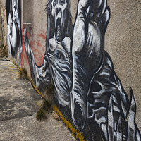 Buy canvas prints of Wall Graffiti by Andrew Ray
