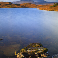 Buy canvas prints of Ben Hope from Loch Hakel by Andrew Ray