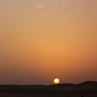 Buy canvas prints of  Desert sunset by Yasmin Jeevanjee