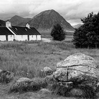 Buy canvas prints of Black Rock Cottage and Buachaille Etive Mor by Howard Kennedy