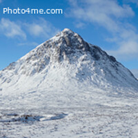 Buy canvas prints of Buachaille Etive Mor in Winter by Howard Kennedy
