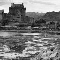 Buy canvas prints of Eilean Donan Castle by Howard Kennedy