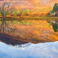 Buy canvas prints of Still water reflections Loch Affric by Howard Kennedy