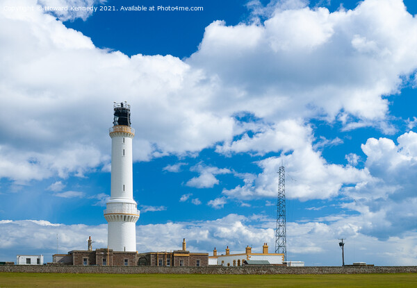 Girdleness Lighthouse at Nigg Bay, Aberdeen Picture Board by Howard Kennedy