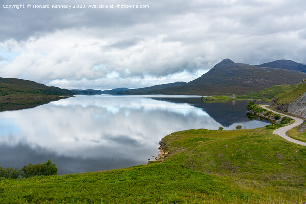 Loch Assynt and Quinag, Sutherland, Scotland Picture Board by Howard Kennedy
